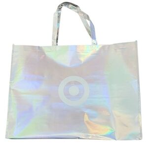 2025 Target Swag Bag. Holographic Silver Tote Bag